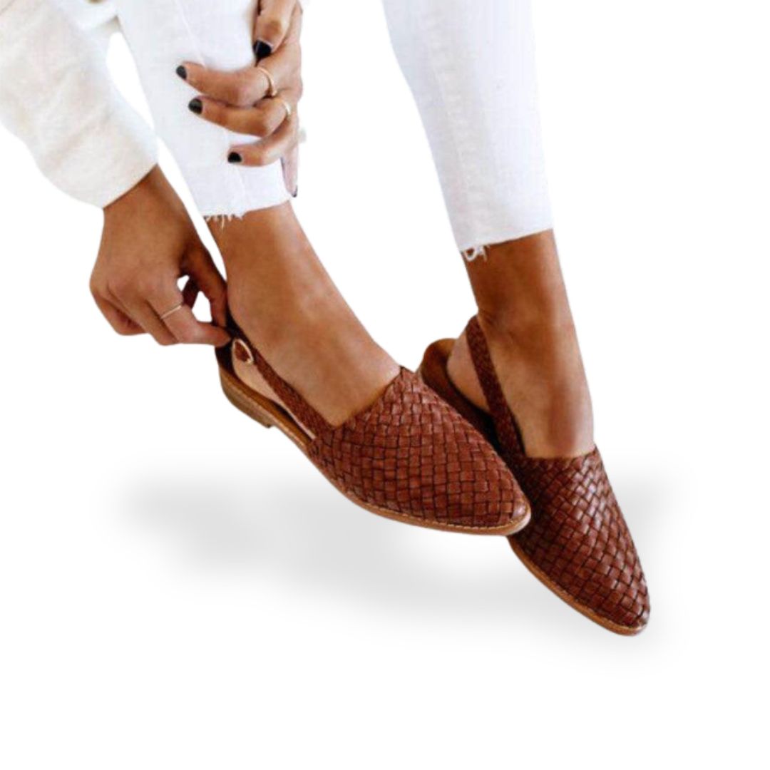 Comfortable Pointed Arch Support Flat Shoes Women - OutfitLondon