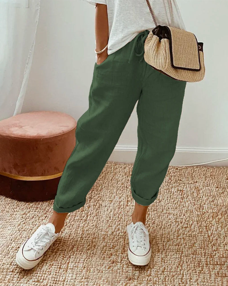 Breathable Comfort Cotton Trousers