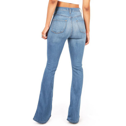 Fitted Ladies Relaxed Flare Jeans
