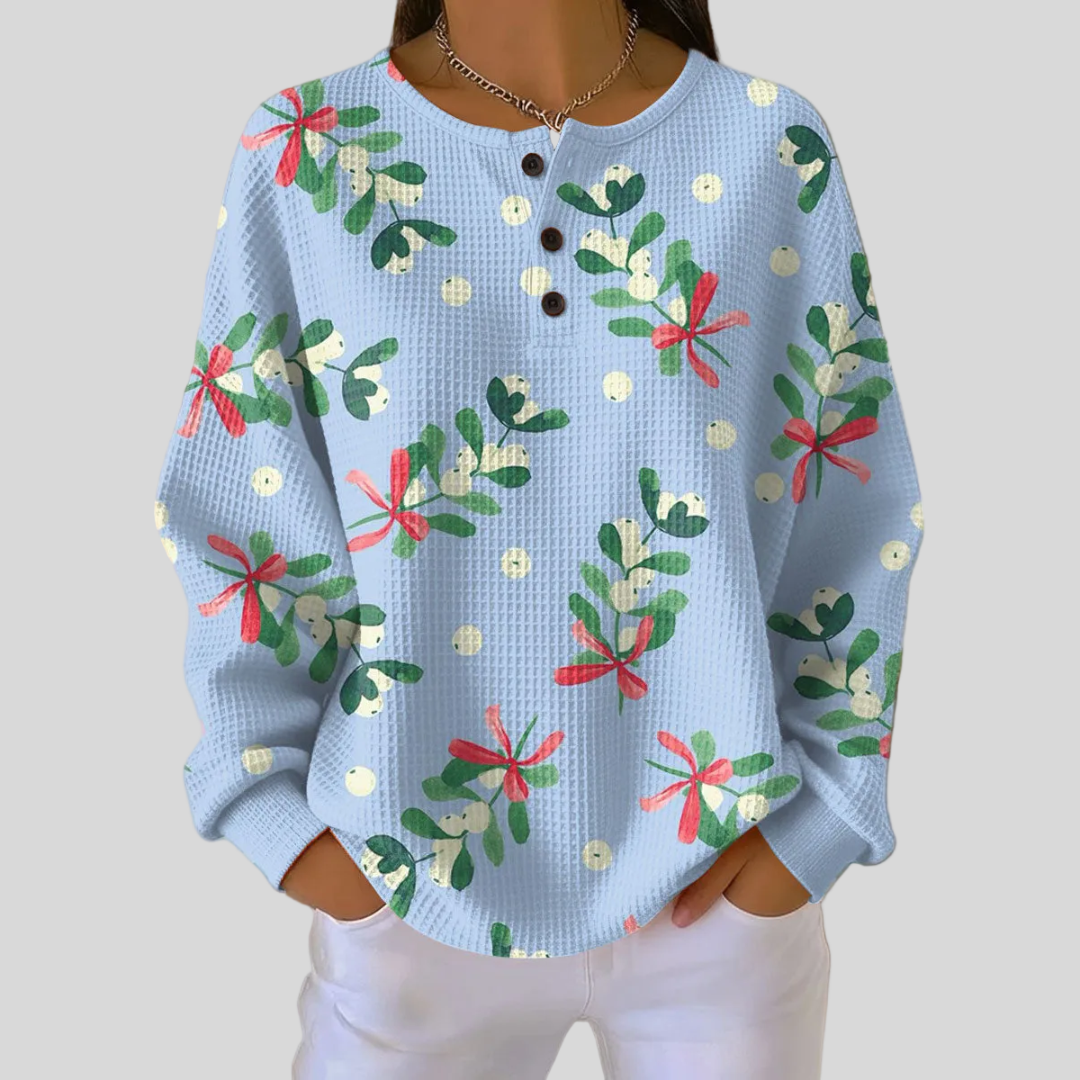 Cozy Holiday Crew Neck Sweater - OutfitLondon