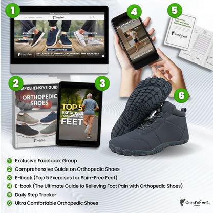 Warm Waterproof Insulated Snow Boots - Extra Roomy Toe Box