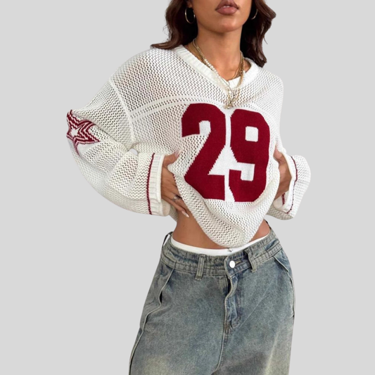 Classic Casual Long Sleeve Crew Sweater - OutfitLondon
