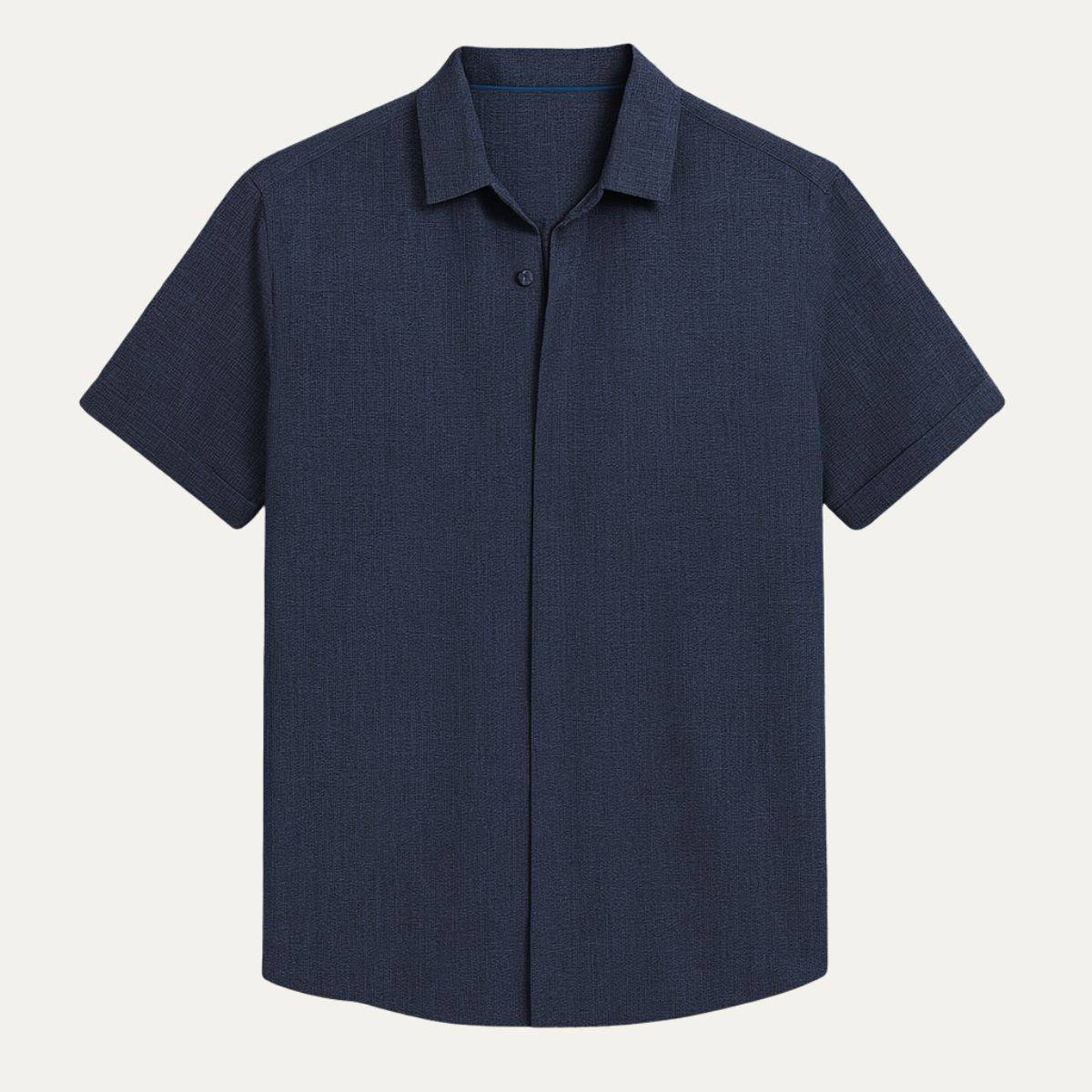 Relaxed Fit Pastel Short Sleeve Mens Shirt