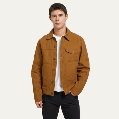 Classic Mens Vintage Canvas Ranch Jacket