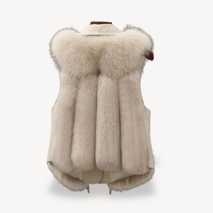 Plush Fleece Lined Vest for Ladies