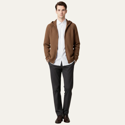 Men's Warm Zip Up Sweater Jacket