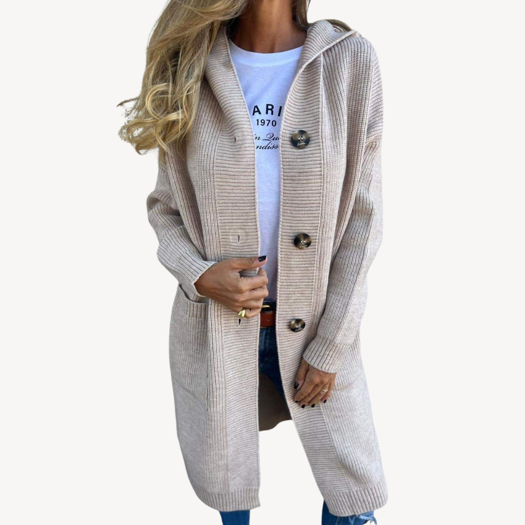 Cozy Open-Front Women's Sweater Jacket