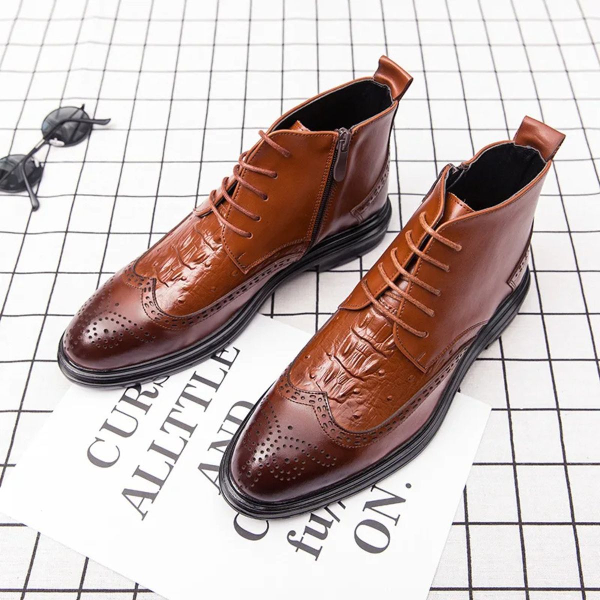 Stylish Men's Chelsea Boots - Premium Winter Dress Shoes