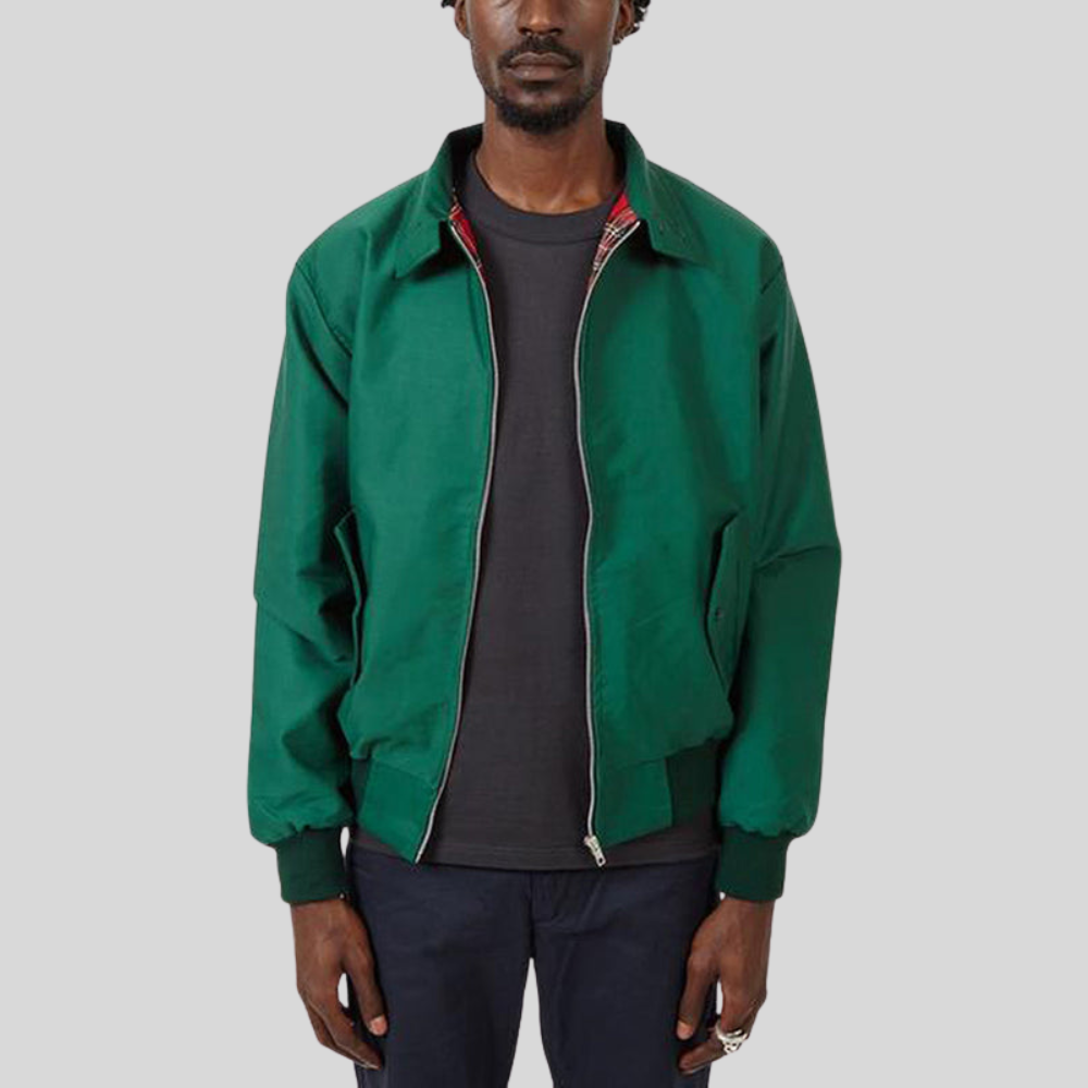 Men's Vintage Zip Up Bomber Jacket