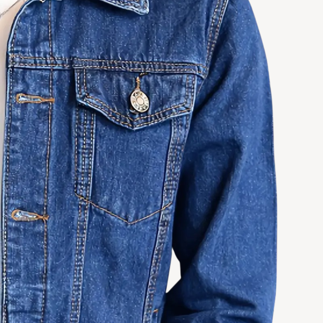 Classic Blue Jeans Jacket for Guys