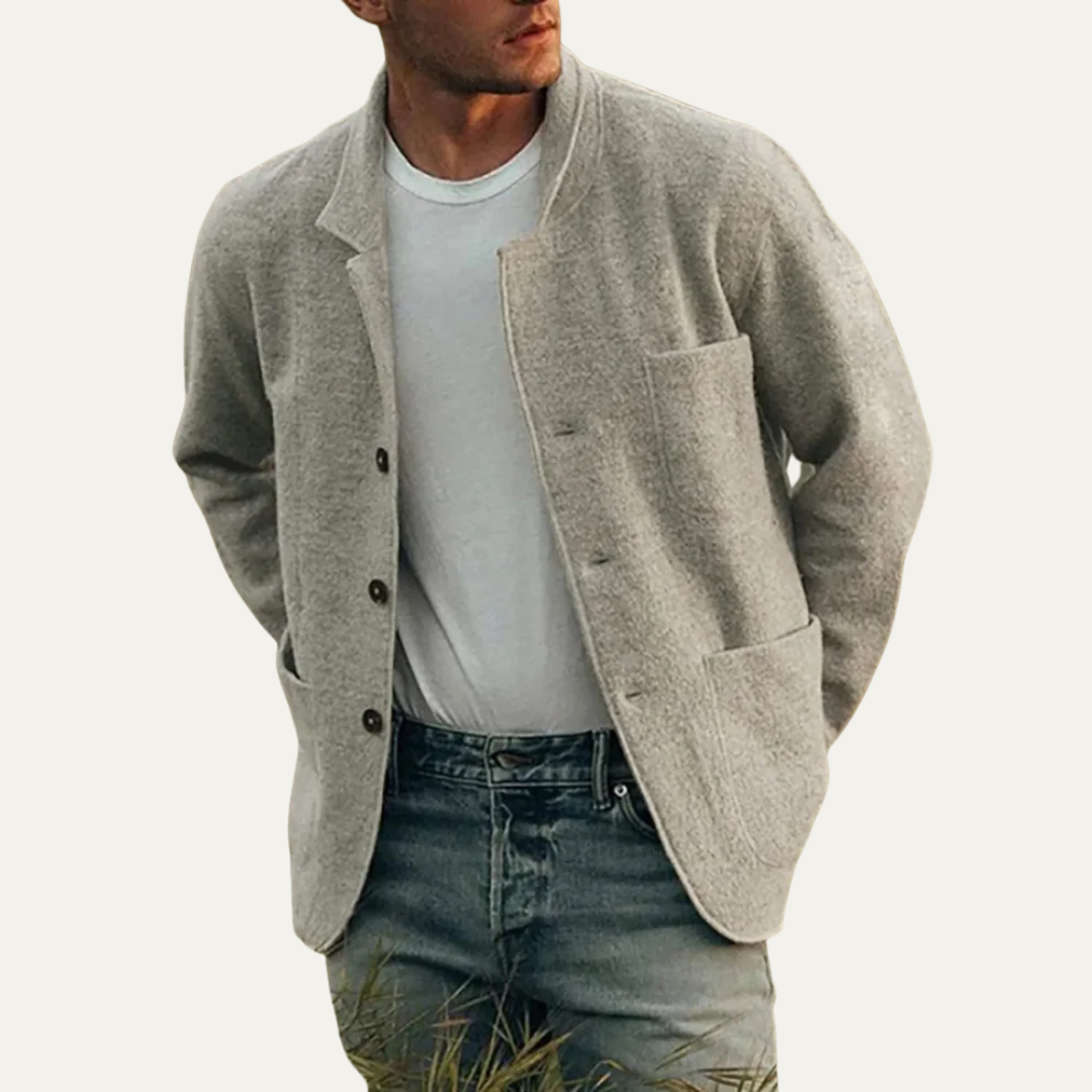 Men's Cozy Relaxed Fit Cardigan Sweater
