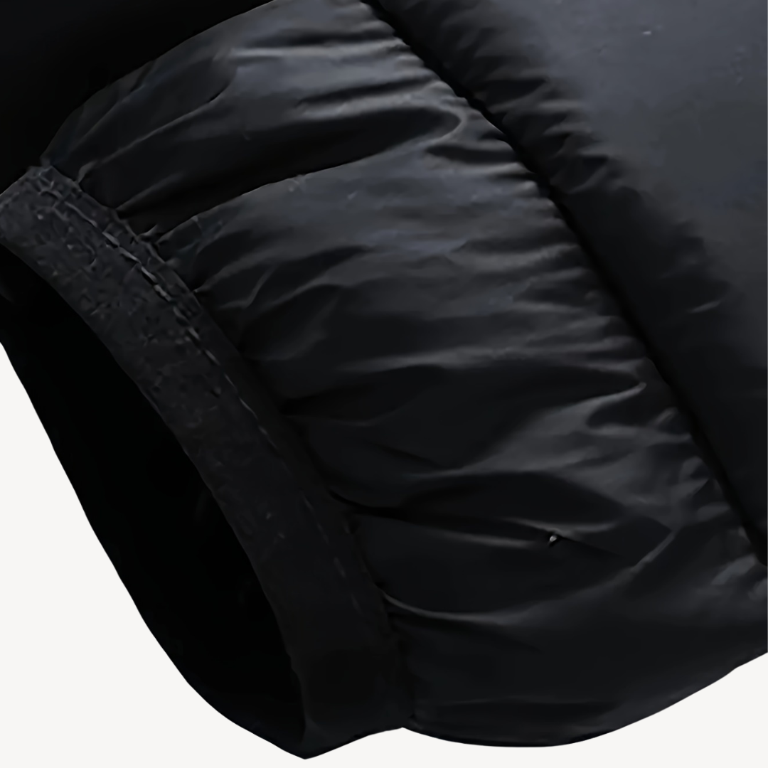 Warm Waterproof Mens Coat with Faux Fur Hood