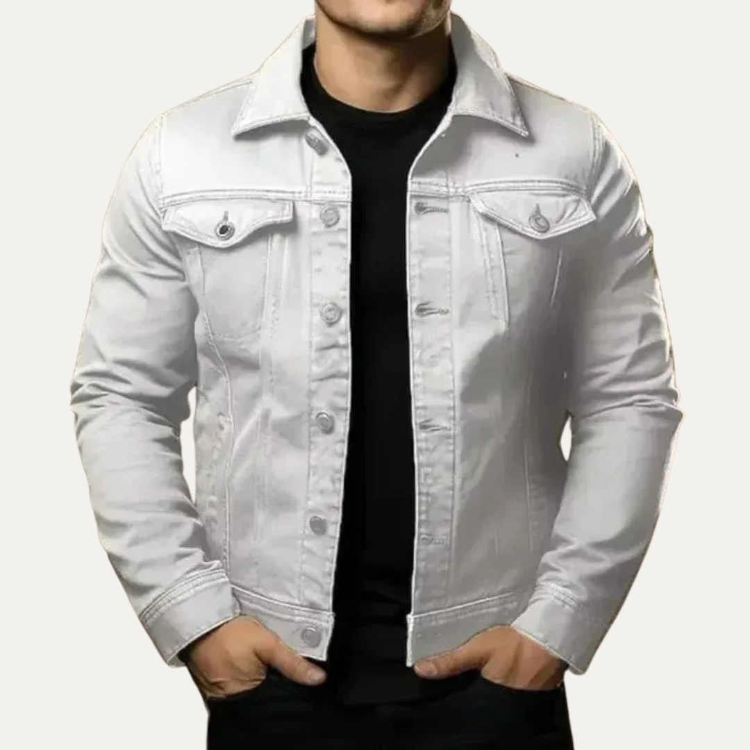 Rugged Stylish Blue Jeans Jacket