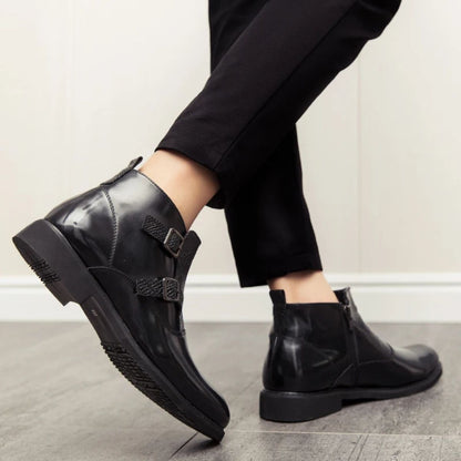 Classic Leather Chelsea Boots for Men - Premium Winter Shoes