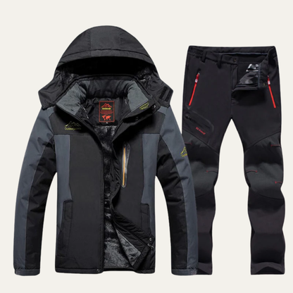Waterproof Hiking Jacket and Pants Set for Men - OutfitLondon