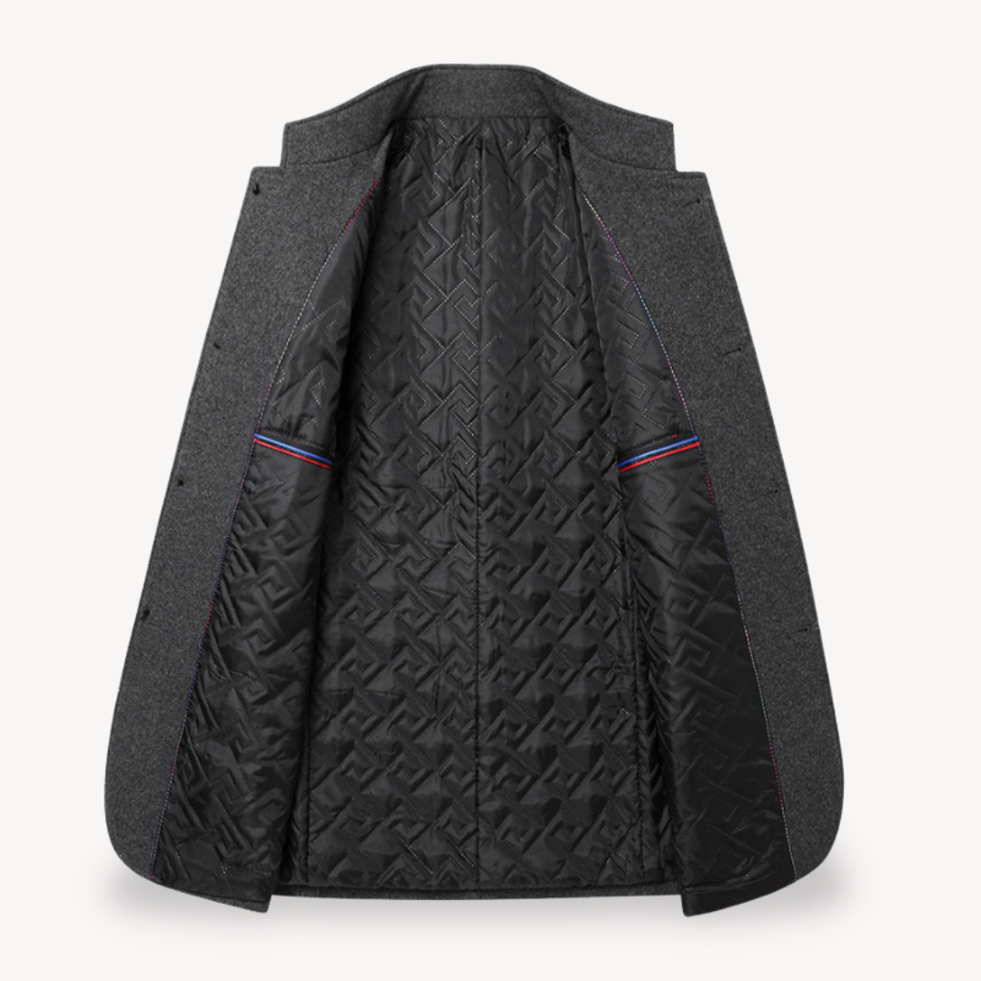 Relaxed Fit Mens Wool Jacket