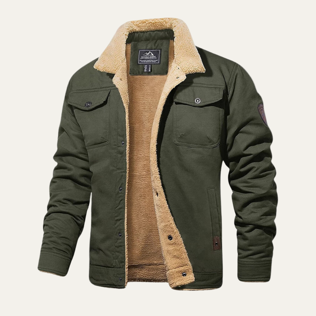 Warm Quilted Mens Padded Work Jacket