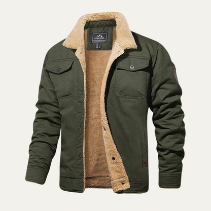 Warm Quilted Mens Padded Work Jacket