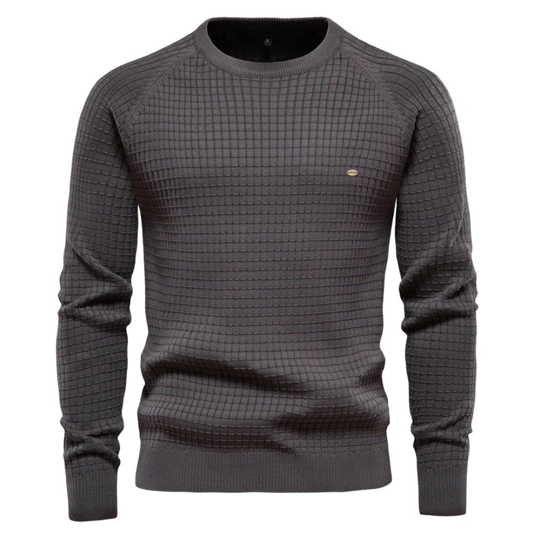 Warm Classic Men's Long Sleeve Crew Neck Sweater