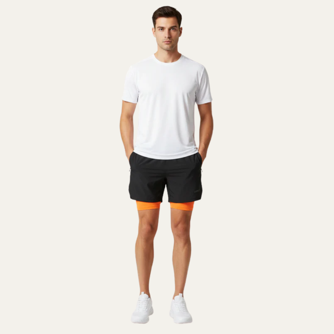 Men's Athletic Moisture Wicking Running Shorts