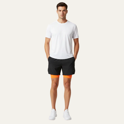 Men's Athletic Moisture Wicking Running Shorts