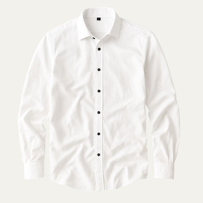 Classic Fit Mens Linen Dress Shirt