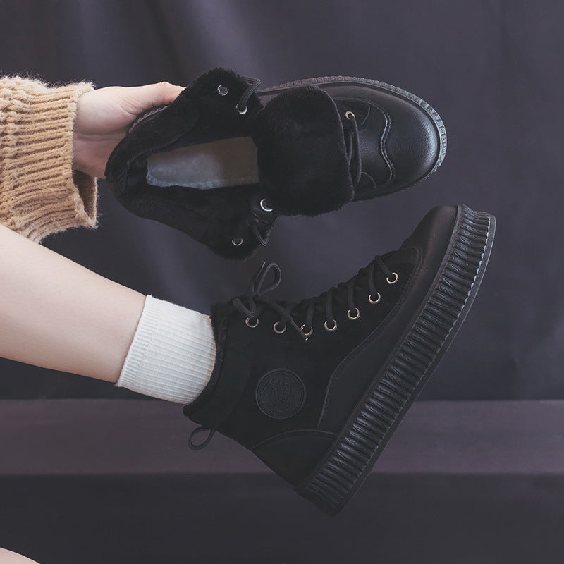 Ankle High Leather Boots