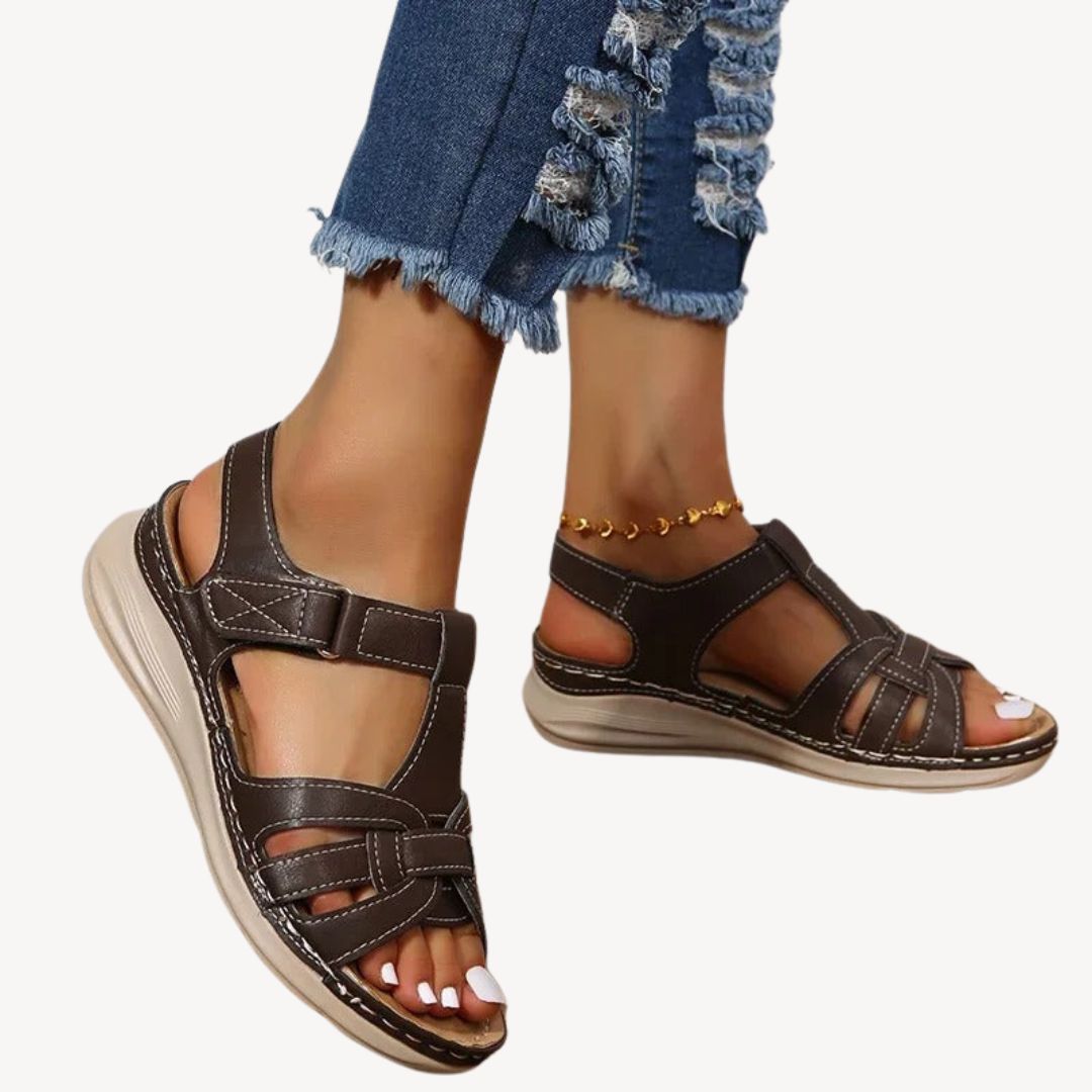 Comfortable Strap Orthopedic Womens Sandals - OutfitLondon