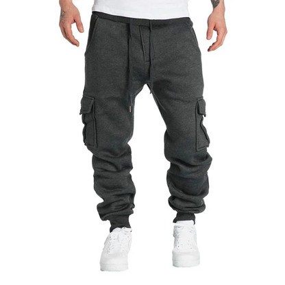 Relaxed Fit Cotton Jogger Pants for Men