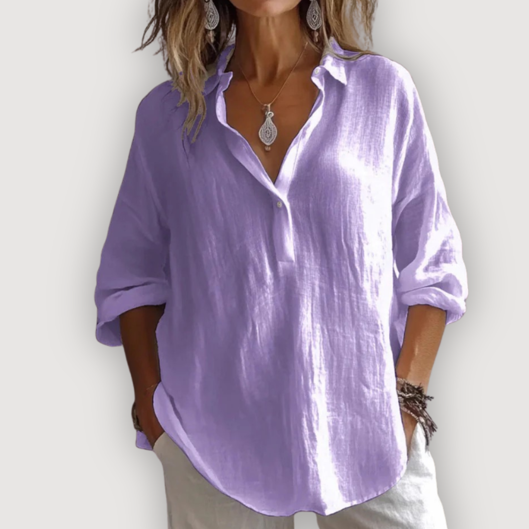 Relaxed Fit Women's Blouse