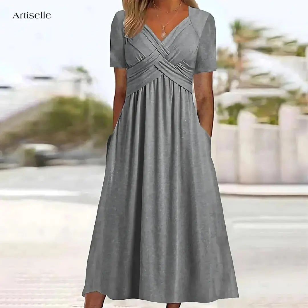 Flattering Dress with Belly Control