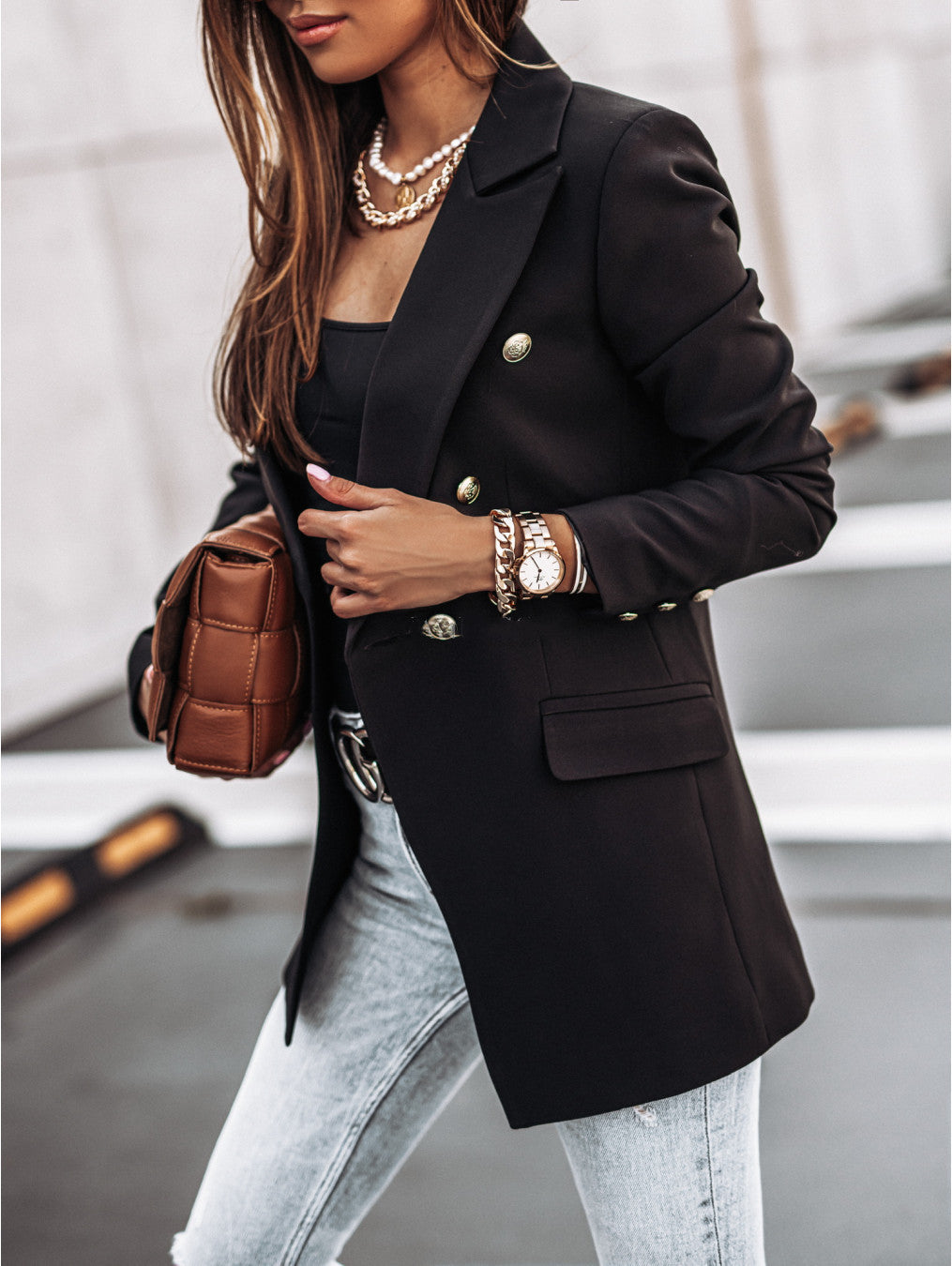 Women's Traditional Button Front Coat