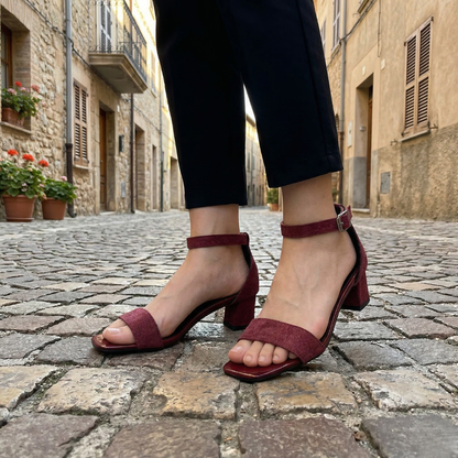 Ladies High Heel Ankle Strap Summer Sandals