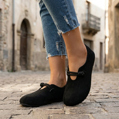 Soft Leather Slip On Ballet Flat Shoes for Women