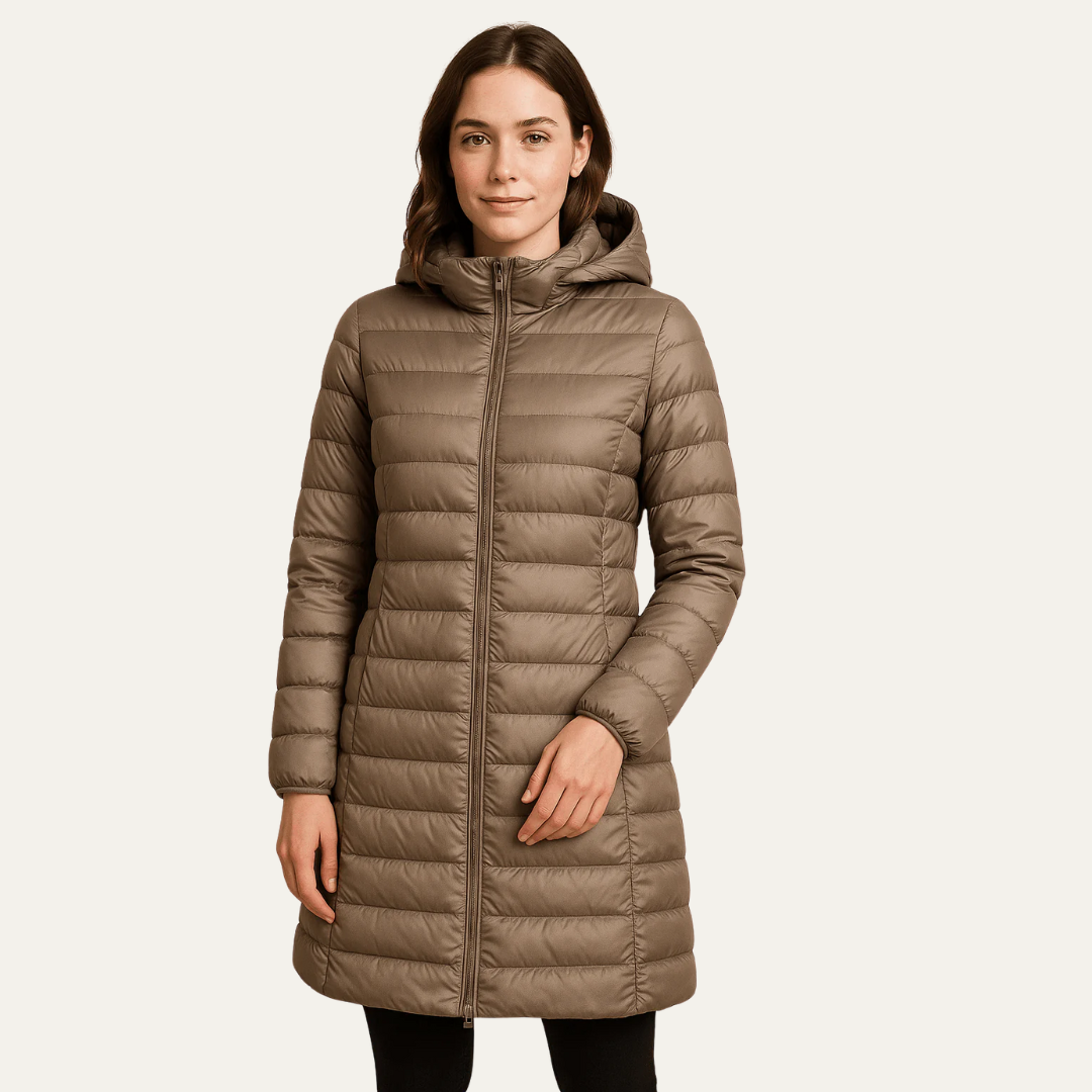 Ladies Glossy Padded Down Jacket