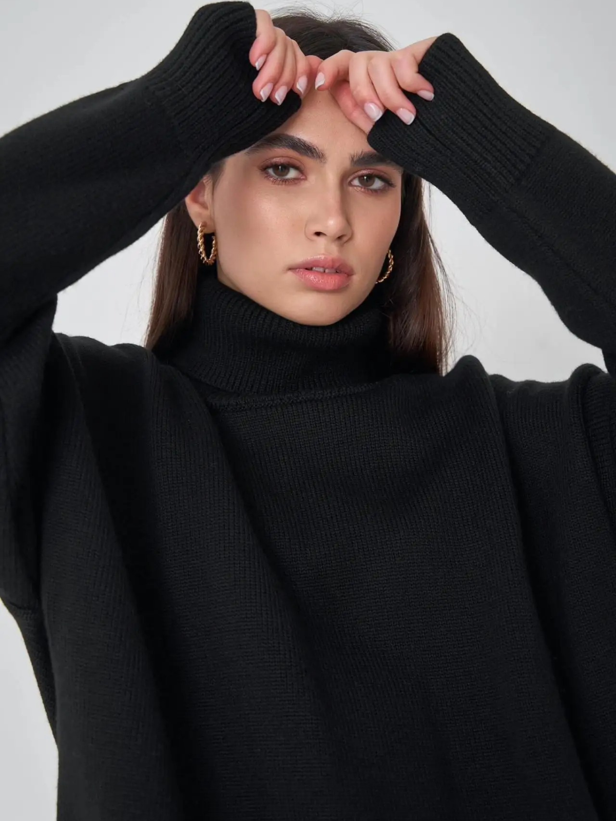 Soft Oversized Knitted Winter Sweater for Women