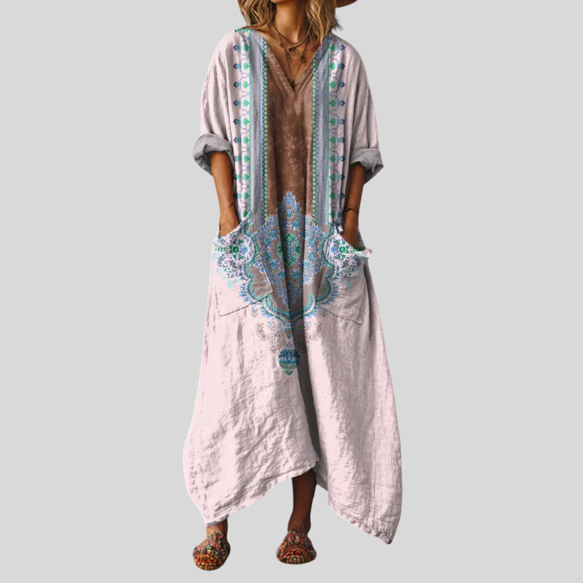 Relaxed Fit Maxi Sundress