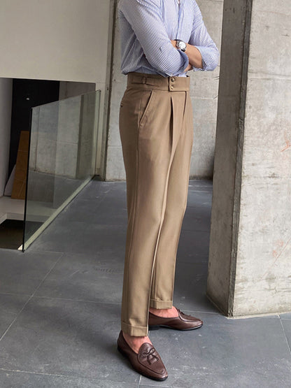 Men's Gurkha Pants Wool Tan