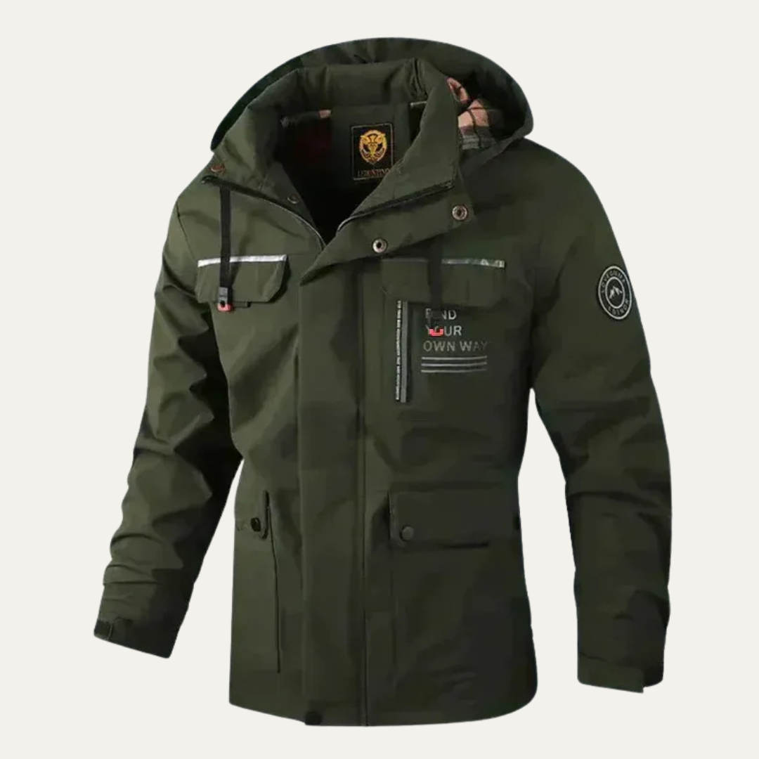 Waterproof Men's Outdoor Adventure Parka Coat