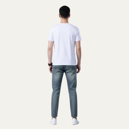 Men's Classic Straight Fit Jeans Pants