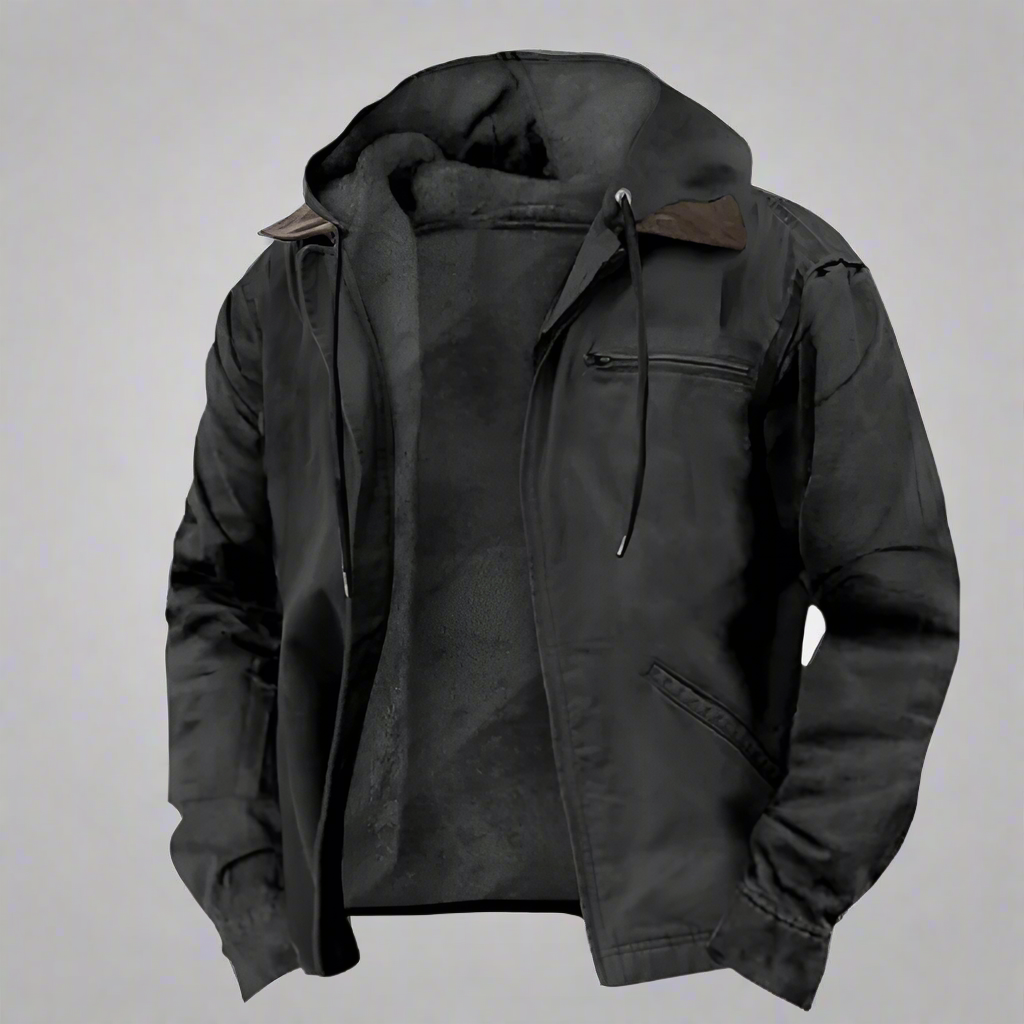 Waterproof Men's Parka Hoodie Coat