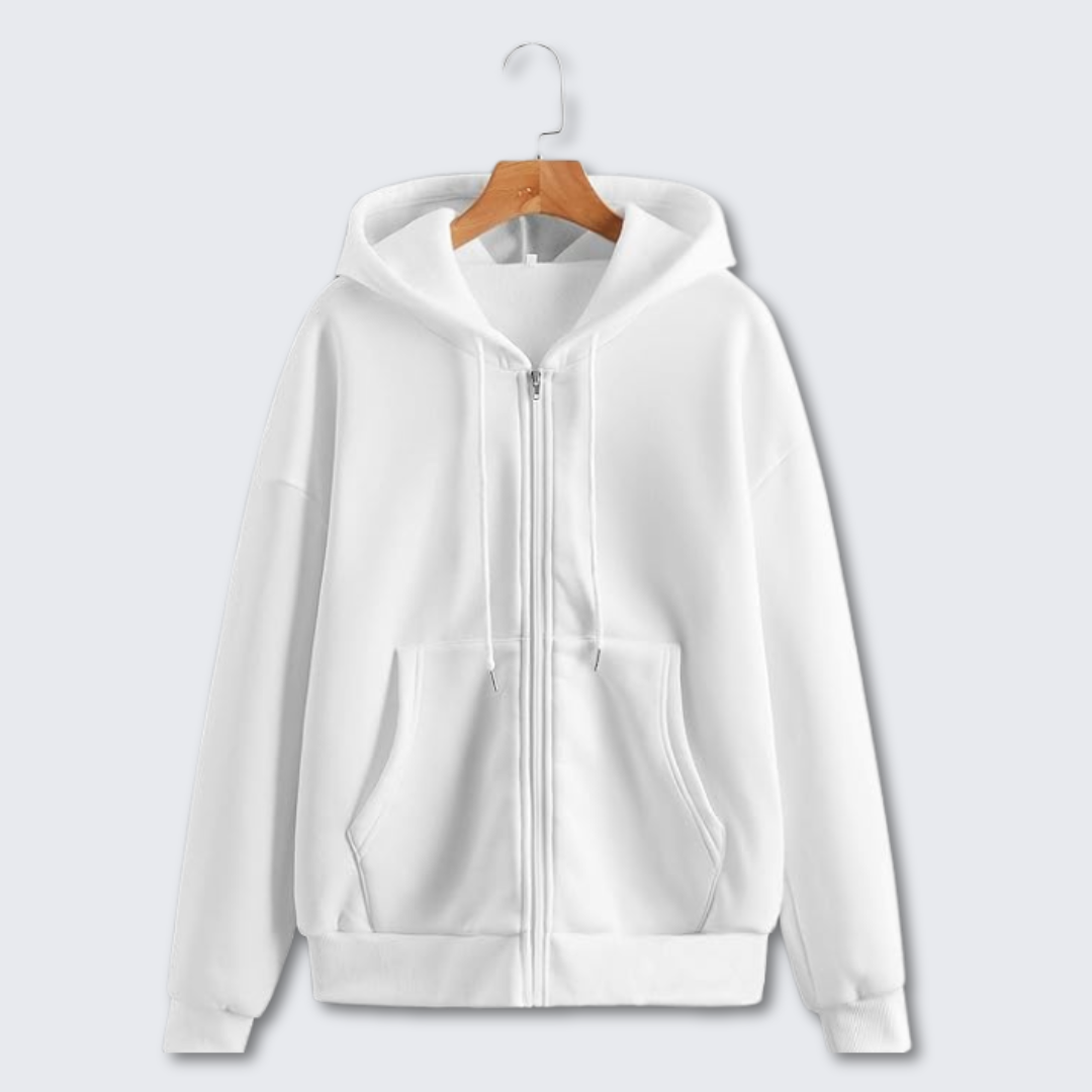 Ladies' Lightweight Hoodie Warm Fleece Jacket