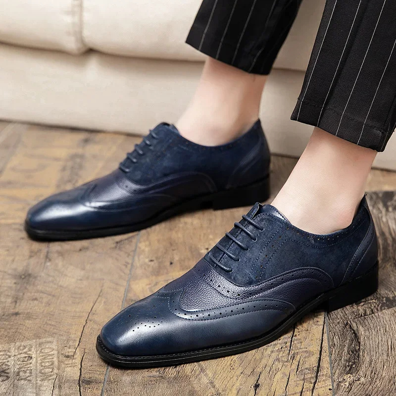 Premium Synthetic Leather Mens Oxford Shoes - OutfitLondon