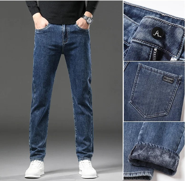 Cozy Thermal Women's Winter Jeans - OutfitLondon
