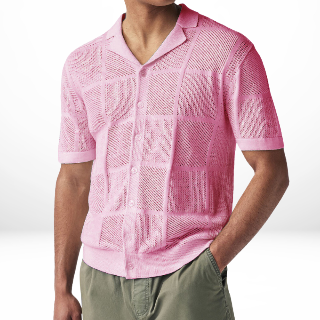 Lightweight Comfortable Men's Knit Shirt
