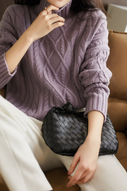 Deveny | Women's Cozy Crew Neck Sweater