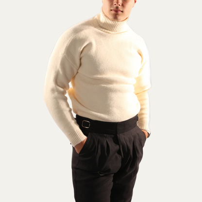 Soft Crew Neck Oversized Men's Sweater