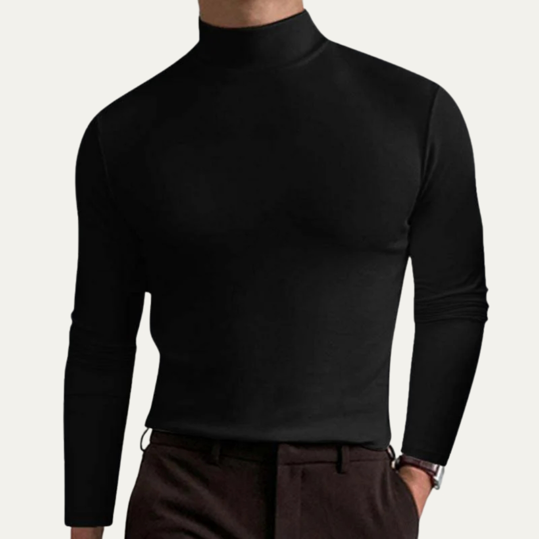 Men's Soft Crew Neck Long Sleeve Tee Shirt