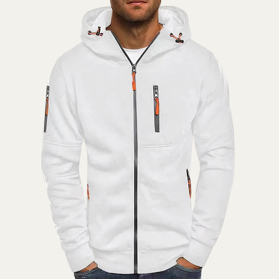 Men's Classic Zip Up Hoodie Sweatshirt