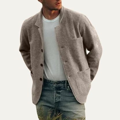 Men's Casual Open Cardigan Sweater Jacket